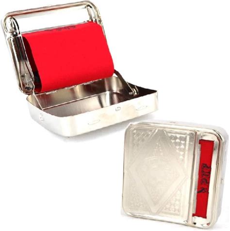 metal roller line little boxs|1 X 70mm Metal Cigarette Roller & Storage Box .